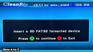 最新版は別記事へ*】Wiiでゲームをバックアップ起動【CleanRip & USBLoaderGX】 - How A to Z